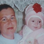 Mihaela Guluta si primul sau copil Mihaela Guluta si primul sau copil