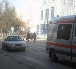 Accident pe strada Octav Onicescu