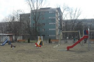 Parc de joaca nou amenajat in cartierul Unirii