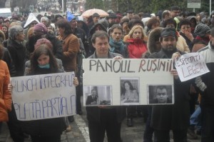 Profesorii la protest