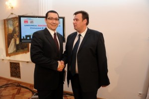 Gabriel Oprisanu si Victor Ponta Gabriel Oprisanu si Victor Ponta