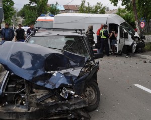 accident pe strada Armeana