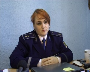 Purtatorul de cuvant al Politiei de Frontiera Botosani, Minodora Racnea