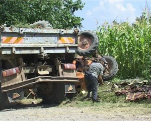 tractor accident