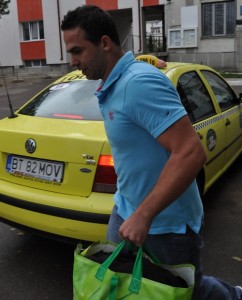 Dorel Gherasim la iesirea din Penitenciar