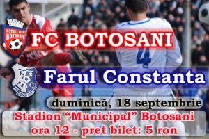 FC Botosani- Farul Constanta