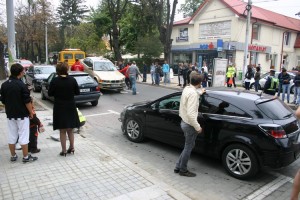 accident bulevardul Mihai Eminescu