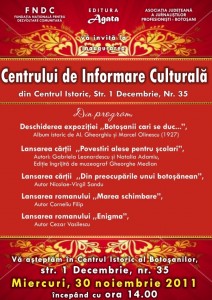 afis Centru Informare Culturala