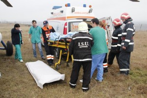 pacient transportat cu elicopterul la Iasi