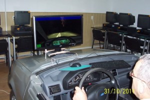 simulator auto Liceu Sendriceni