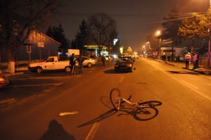 accident biciclist Calea Nationala  Botosani