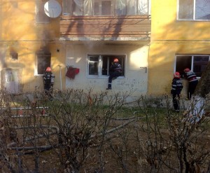 incendiu apartament Botosani