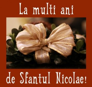 la multi ani de Sfantul Nicolae