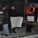 proteste 22 ianuarie la Botosani anti Boc si Basescu