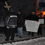 proteste 22 ianuarie la Botosani anti Boc si Basescu