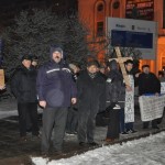 proteste 22 ianuarie la Botosani anti Boc si Basescu