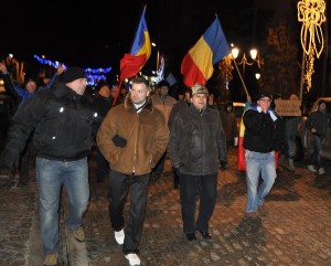 proteste in Piata Revolutiei din Botosani