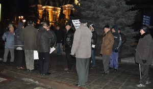 A patra zi de proteste la Botosani