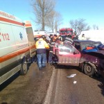 accident la intrarea in Vladeni