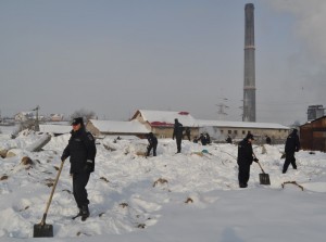 jandarmi si politisti pe urmele cadavrului 