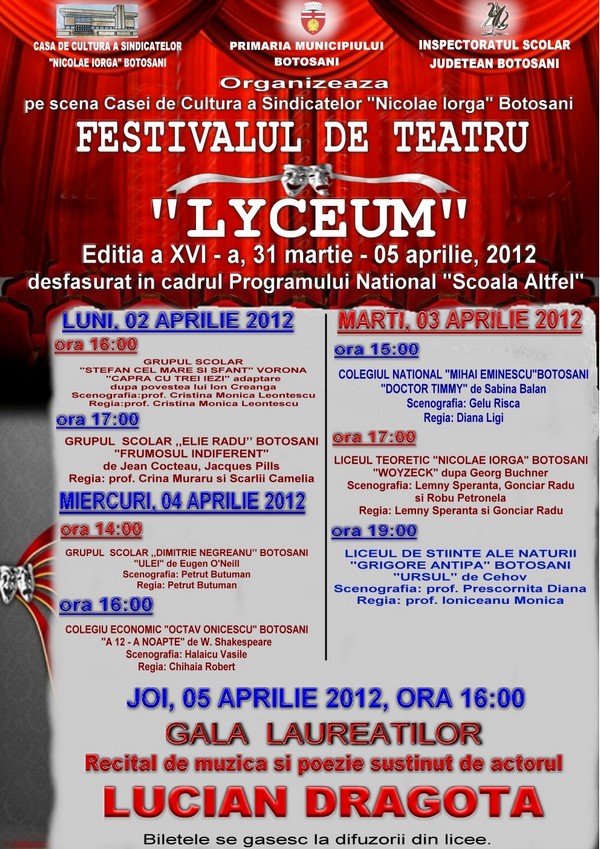 afis festival teatru