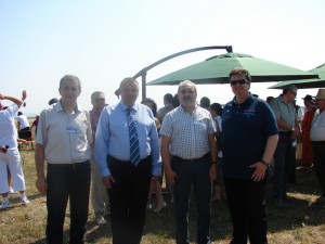 prefectul adrian Constantinescu la Aeroportul de la Salcea