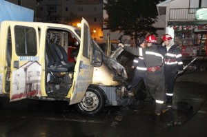 incendiu autoutilitara Fiat Ducato