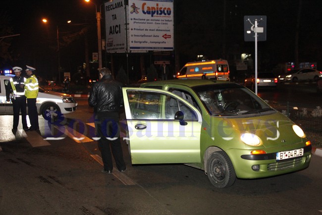 accident matiz trecere de pietoni