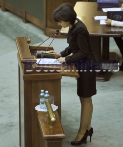 Botoşăneanca Doina Federovici, miercuri, în Senat