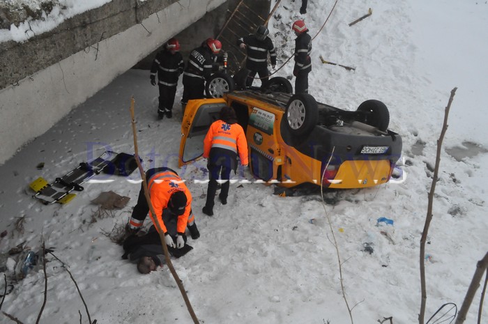 accident taxi stancesti- Botosani