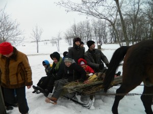 pelerinaj in satul Mihai Eminescu- Gorbanesti