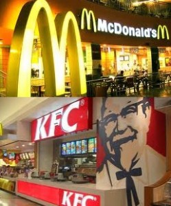 Mc Donald si KFC