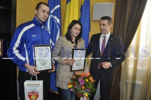 olimpici premiati de primar