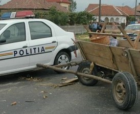 accident caruta politie