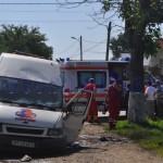 accident microbuz cu echipaj SMURD Botosani