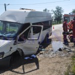 accident microbuz cu echipaj SMURD Botosani