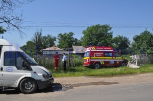 accident microbuz cu echipaj SMURD Botosani