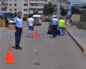 accident cu copil lovit in Donici