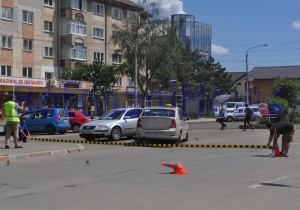 accident taxi la bazarul tati Botosani