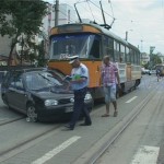 accident tramvai Liceul textil Botosani