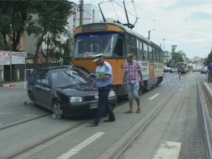 accident tramvai Liceul textil Botosani