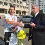 dragos hrituleac si tiberiu patras pe biciclete- Botosani