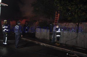 incendiu pe strada petru rares din Botosani