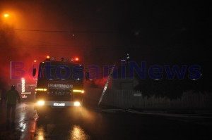 incendiu pe strada petru rares din Botosani