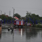 Inundatii pe Pacea, la intersectie cu George Enescu Botosani