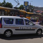 accident in zona lidl botosani, cu o masina de la Urban Serv