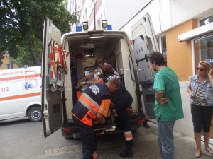 ambulanta cazut inaltime 1