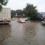 inundatii pe strada Pacea-Botosani