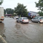 inundatii pe strada Pacea-Botosani