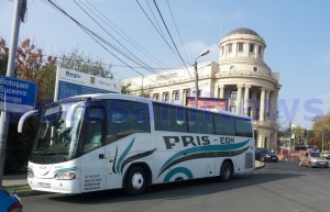 autocar Priscom Botosani cu pelerini transportati la Iasi